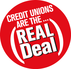 Credit Unions are the… Real Deal Logo Vector