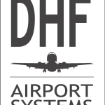 DHF Airport Systems Logo Vector