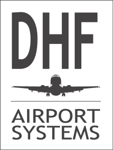 DHF Airport Systems Logo Vector