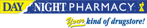 Day Night Pharmacy Logo Vector