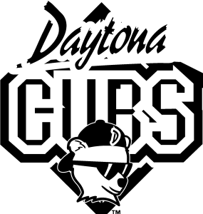 Daytona Cubs black Logo Vector