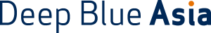 Deep Blue Asia Logo Vector