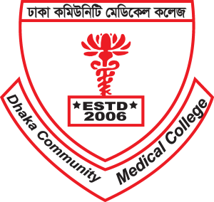 Dhaka Community Medical College & Hospital Logo Vector