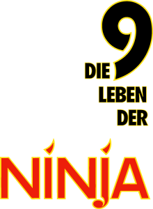 Die 9 Leben der Ninja Logo Vector