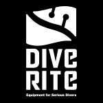 Dive Rite white Logo Vector