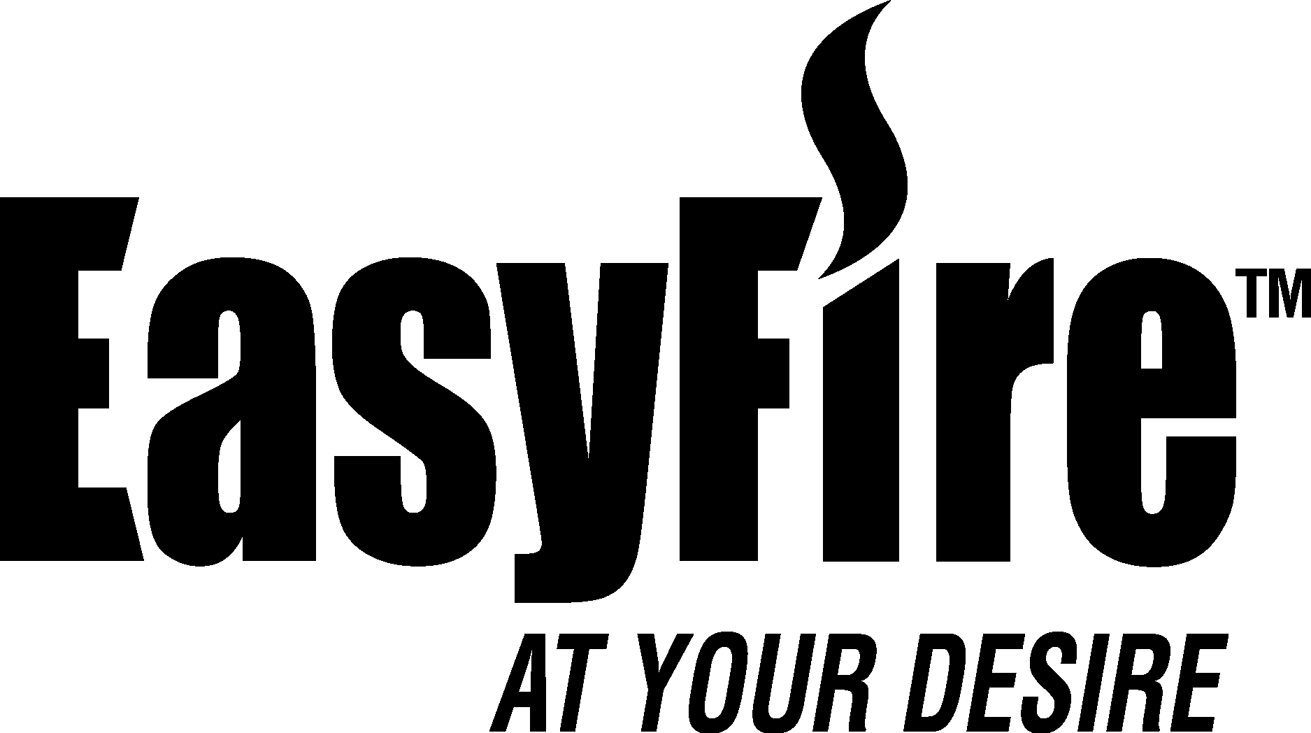EasyFire black Logo Vector