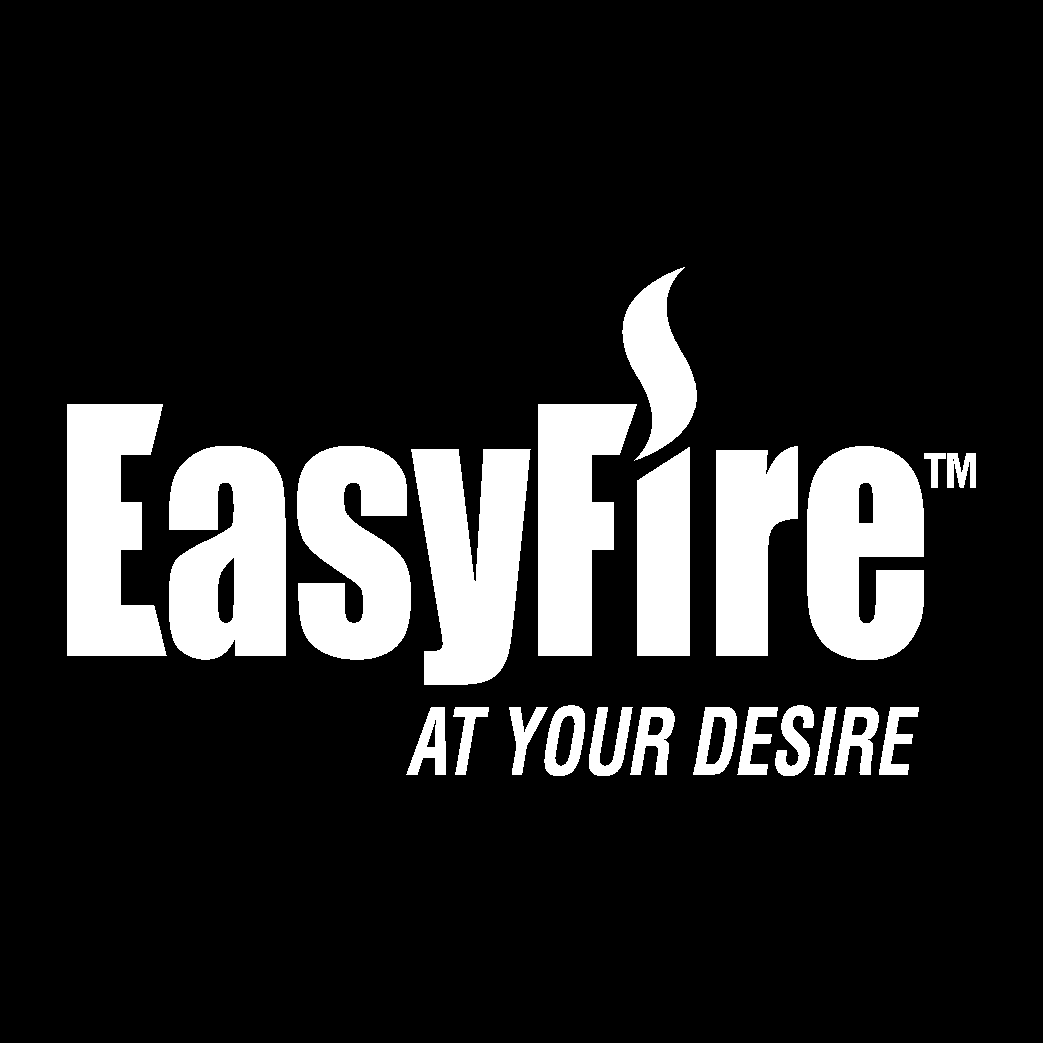 EasyFire white Logo Vector
