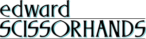 Edward Scissorhands Logo Vector