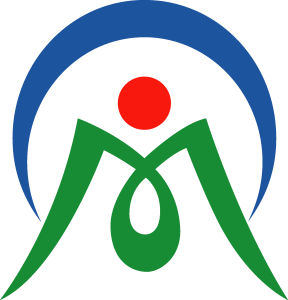 Emblem of Mimasaka, Okayama Logo Vector