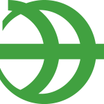 Emblem of Miyota, Nagano Green Logo Vector