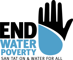 End Water Poverty Logo Vector