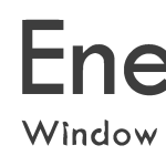 Energy window fashion Logo Vector