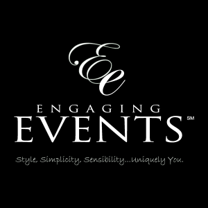 Engaging Events white Logo Vector