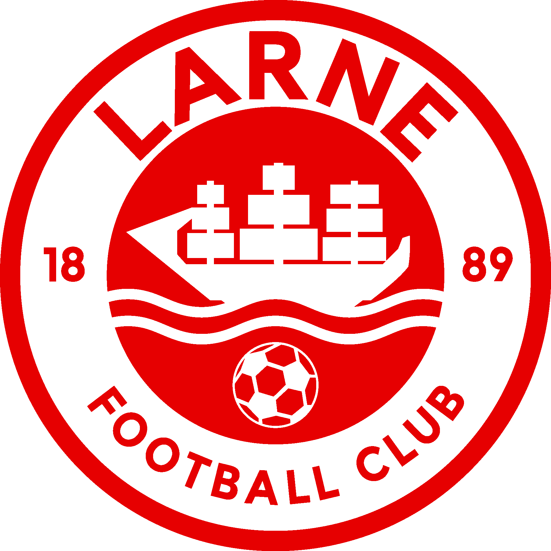FC Larne Logo Vector