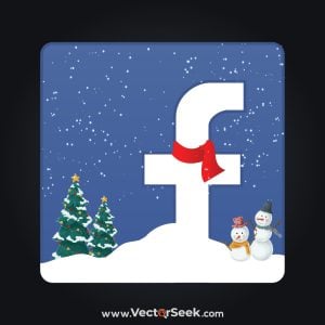 Facebook Christmas Logo Template