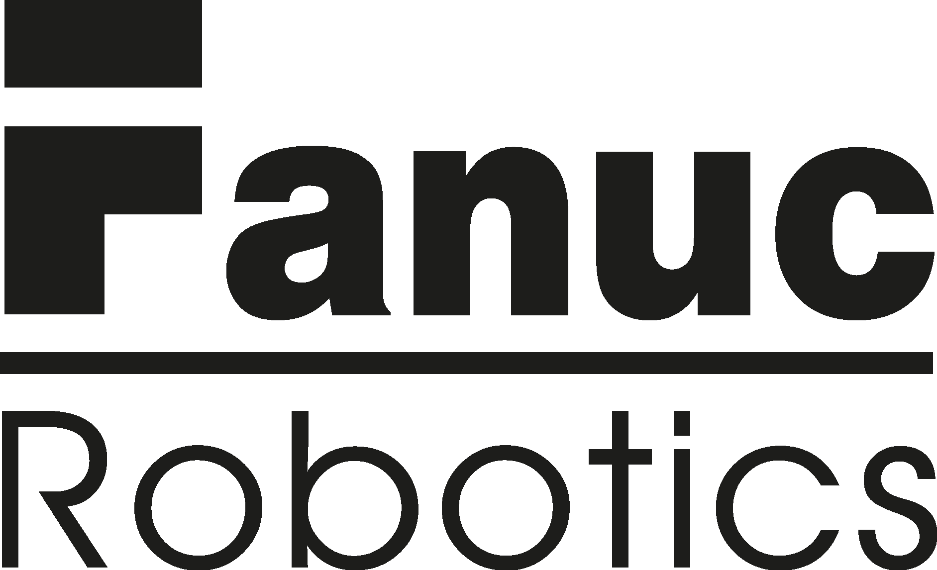 Fanuc Robotics black Logo Vector