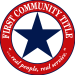 First Community Title Co. Logo Vector