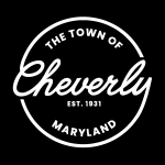 Flag of Cheverly, Maryland black Logo Vector