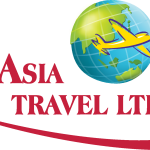 Fly Asia Travel Logo Vector