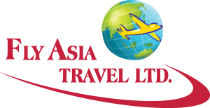 Fly Asia Travel Logo Vector