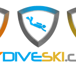 FlyDiveSki Logo Vector