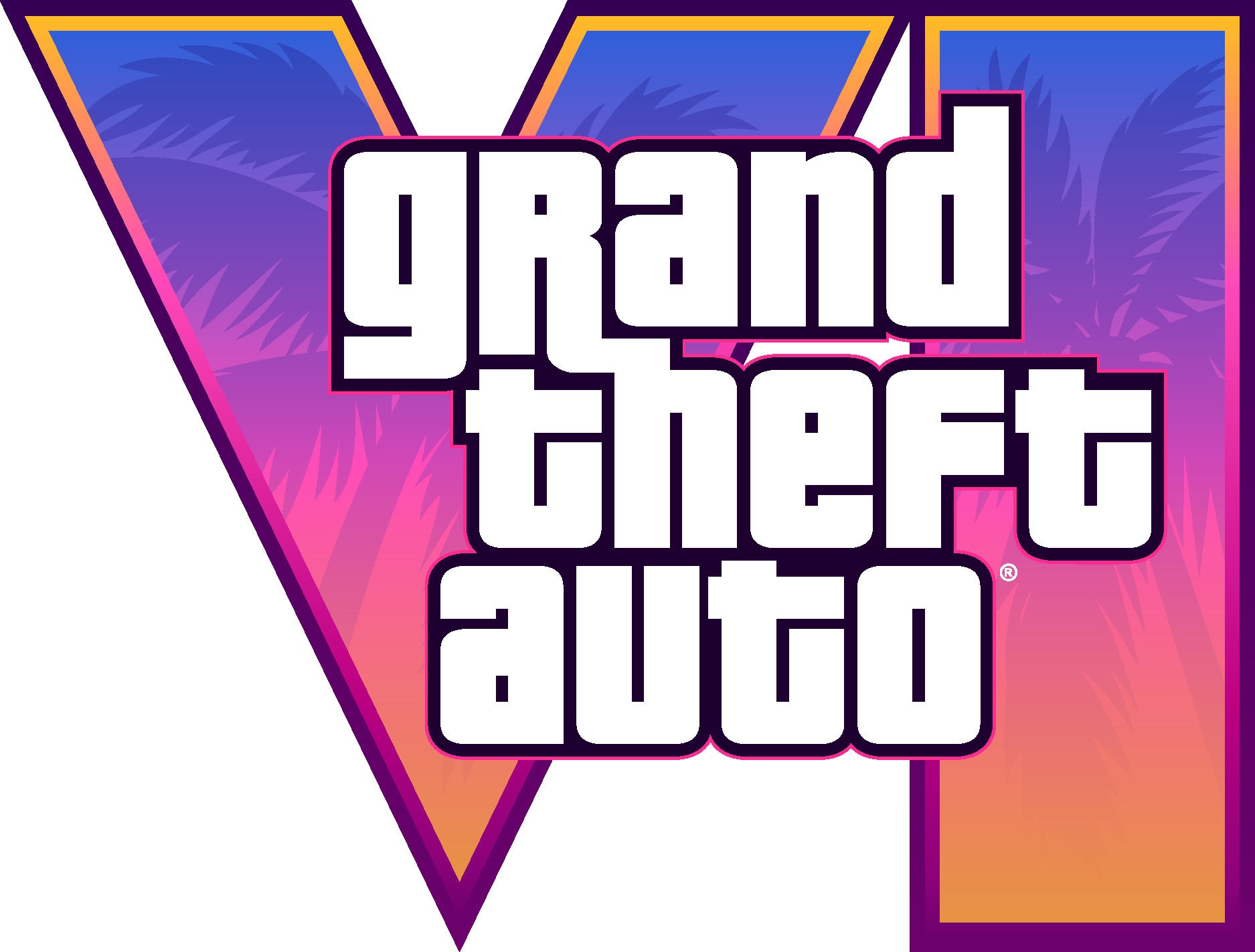 GTA VI Logo Vector - (.Ai .PNG .SVG .EPS Free Download)