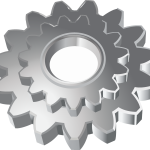 Gear Wheel Mechanic Logo Vector