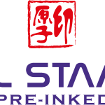 Gel Stamp Pre Inked Logo Vector