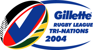 Gillette Tri Nations 2004 Logo Vector