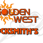 Golden West Locksmith’s Logo Vector