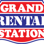 Grand Rental Station Logo Vector