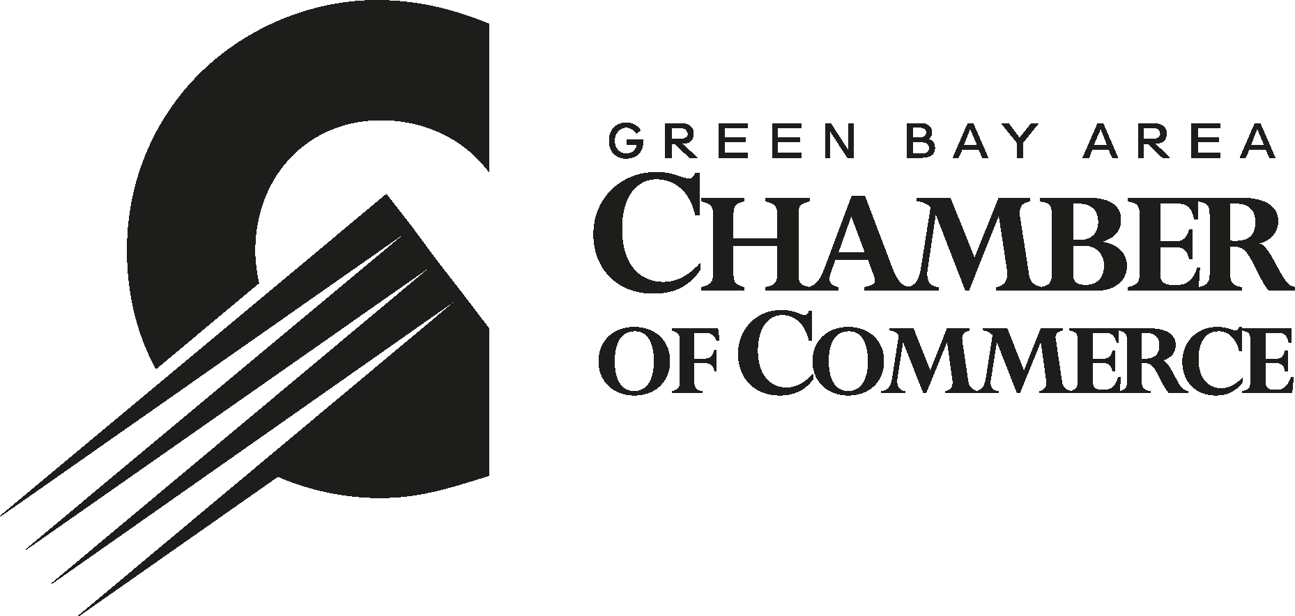 Green Bay Area Chamber of Commerce BLACK Logo Vector