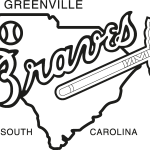 Greenville Braves simple Logo Vector