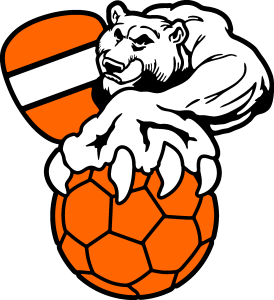 Handball Bear Logo Vector