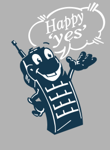 Happy Yes Logo Vector