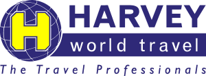 Harvey World Travel Logo Vector