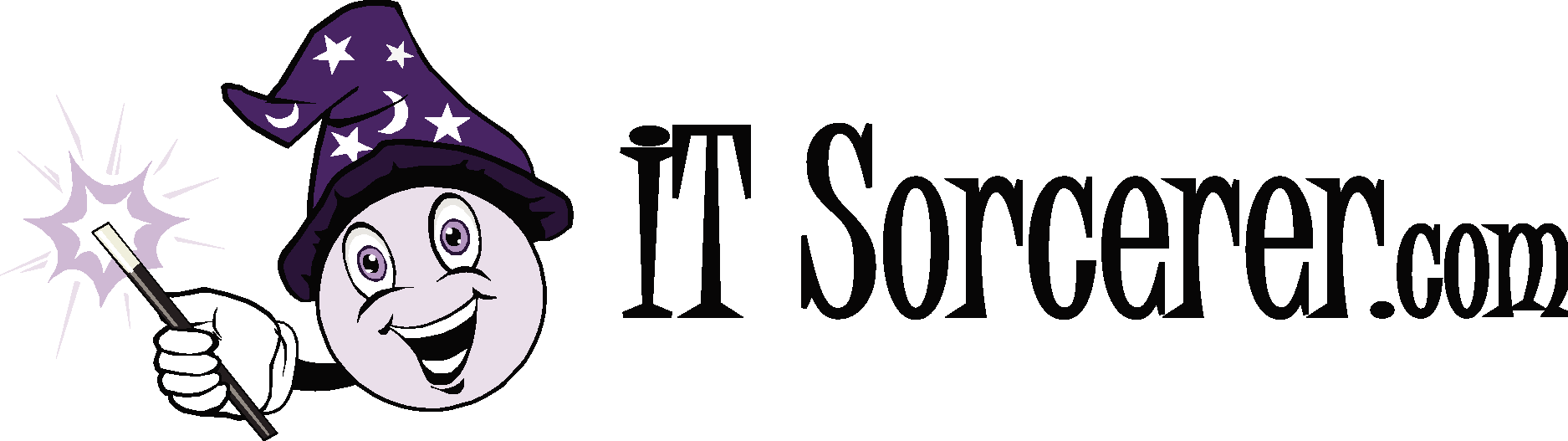IT Sorcerer Logo Vector