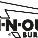 In N Out Burger black Logo Vector