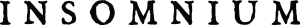 Insomnium Logo Vector