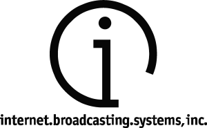 Internet Broadcasting Systems black Logo Vector