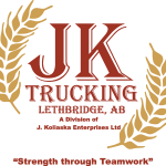 JK Trucking Logo Vector