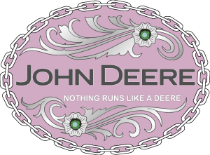 John Deere buckle Logo Vector