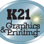 K21 Graphics & Printing Logo Vector