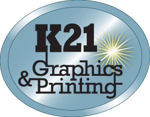 K21 Graphics & Printing Logo Vector