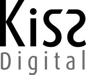 Kiss Digital Logo Vector