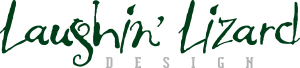 Laughin Lizard Design Logo Vector