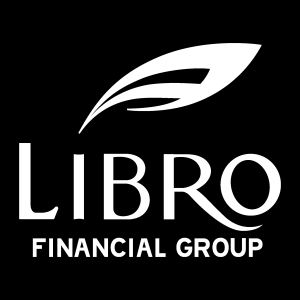 Libro Financial Group white Logo Vector