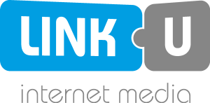 Link U Internet Media Logo Vector