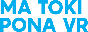 Ma Toki Pona VR Wordmark Logo Vector