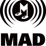 Mad Productions  black Logo Vector